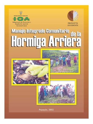 cover image of Manejo integrado comunitario de la Hormiga arriera